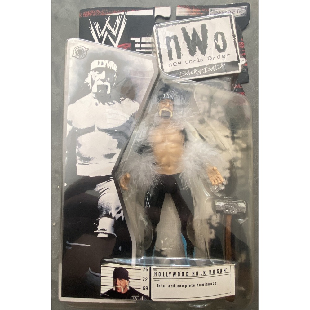 WWE NWO HOLLYWOOD HULK HOGAN‎ WRESTLING ACTION FIGURE JAKKS PACIFIC 2002